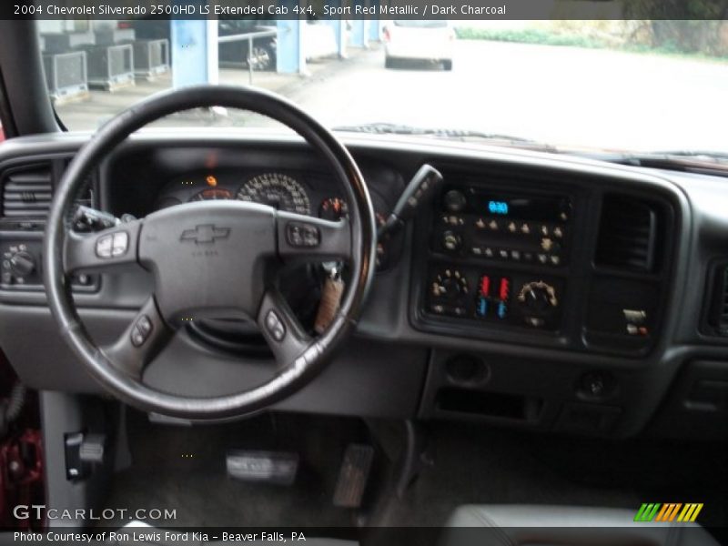 Sport Red Metallic / Dark Charcoal 2004 Chevrolet Silverado 2500HD LS Extended Cab 4x4