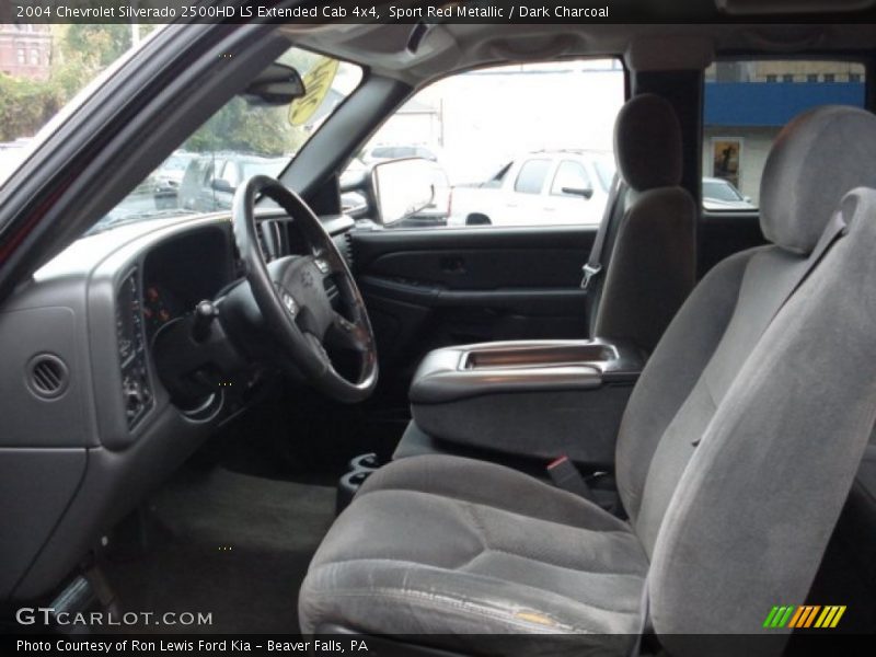 Sport Red Metallic / Dark Charcoal 2004 Chevrolet Silverado 2500HD LS Extended Cab 4x4