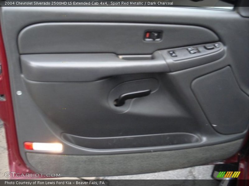 Sport Red Metallic / Dark Charcoal 2004 Chevrolet Silverado 2500HD LS Extended Cab 4x4