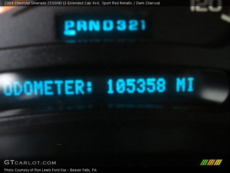 Sport Red Metallic / Dark Charcoal 2004 Chevrolet Silverado 2500HD LS Extended Cab 4x4