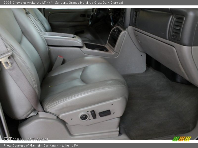 Sunburst Orange Metallic / Gray/Dark Charcoal 2005 Chevrolet Avalanche LT 4x4