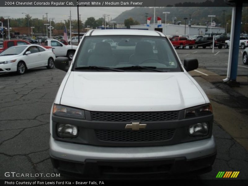 Summit White / Medium Dark Pewter 2004 Chevrolet Colorado Regular Cab