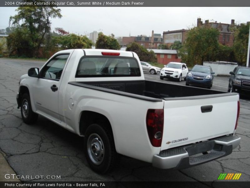 Summit White / Medium Dark Pewter 2004 Chevrolet Colorado Regular Cab