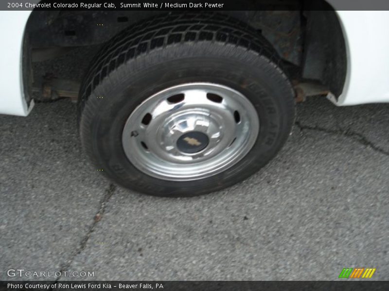 Summit White / Medium Dark Pewter 2004 Chevrolet Colorado Regular Cab