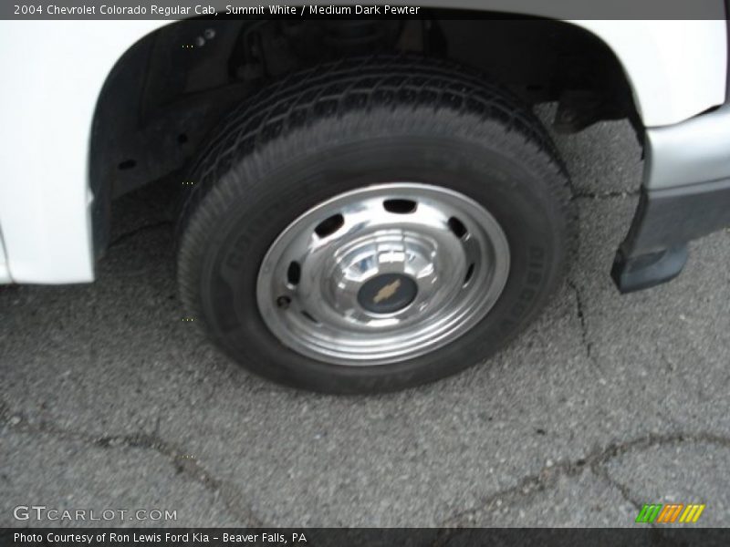 Summit White / Medium Dark Pewter 2004 Chevrolet Colorado Regular Cab