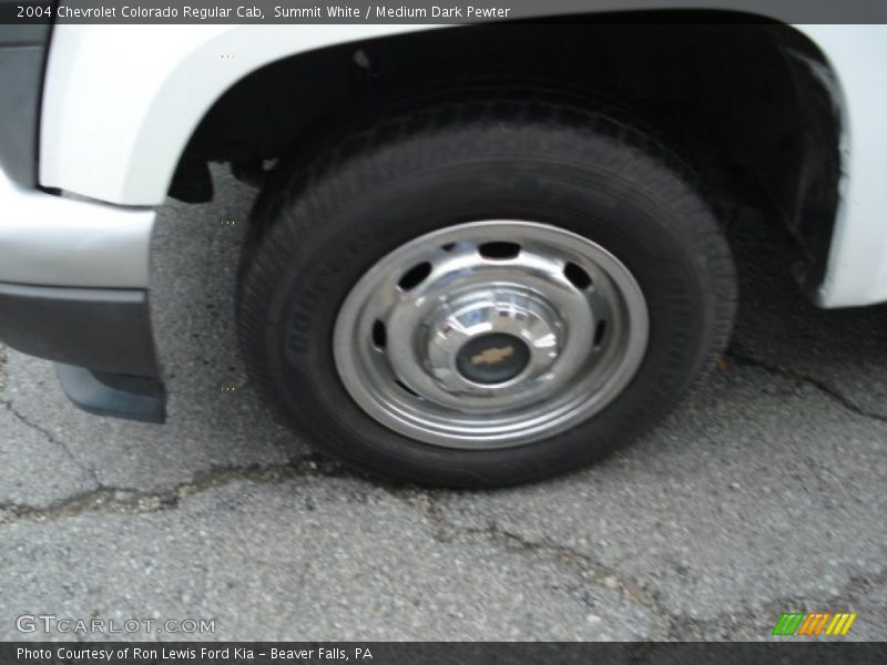 Summit White / Medium Dark Pewter 2004 Chevrolet Colorado Regular Cab