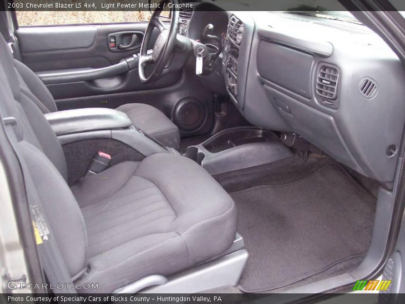 Light Pewter Metallic / Graphite 2003 Chevrolet Blazer LS 4x4