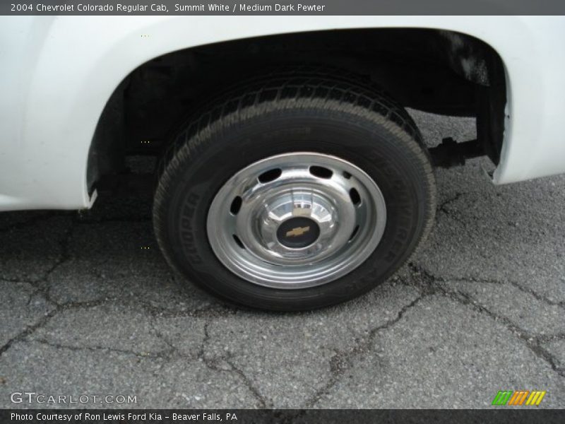 Summit White / Medium Dark Pewter 2004 Chevrolet Colorado Regular Cab