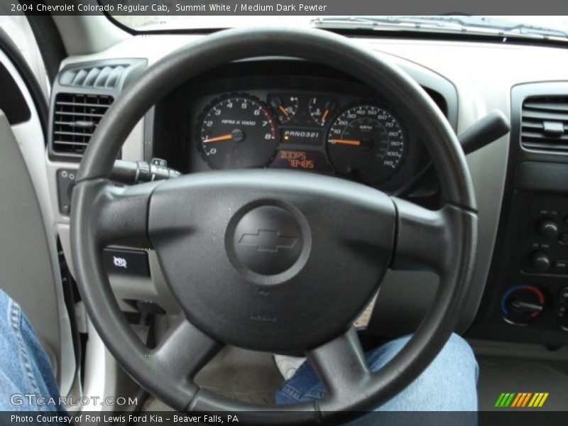 Summit White / Medium Dark Pewter 2004 Chevrolet Colorado Regular Cab
