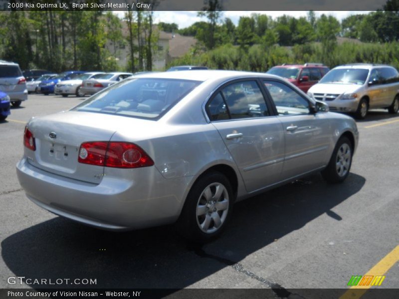 Bright Silver Metallic / Gray 2008 Kia Optima LX