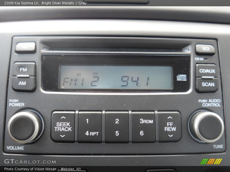 Bright Silver Metallic / Gray 2008 Kia Optima LX