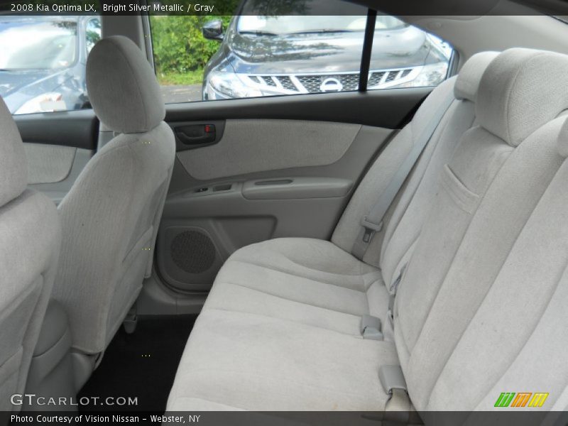 Bright Silver Metallic / Gray 2008 Kia Optima LX