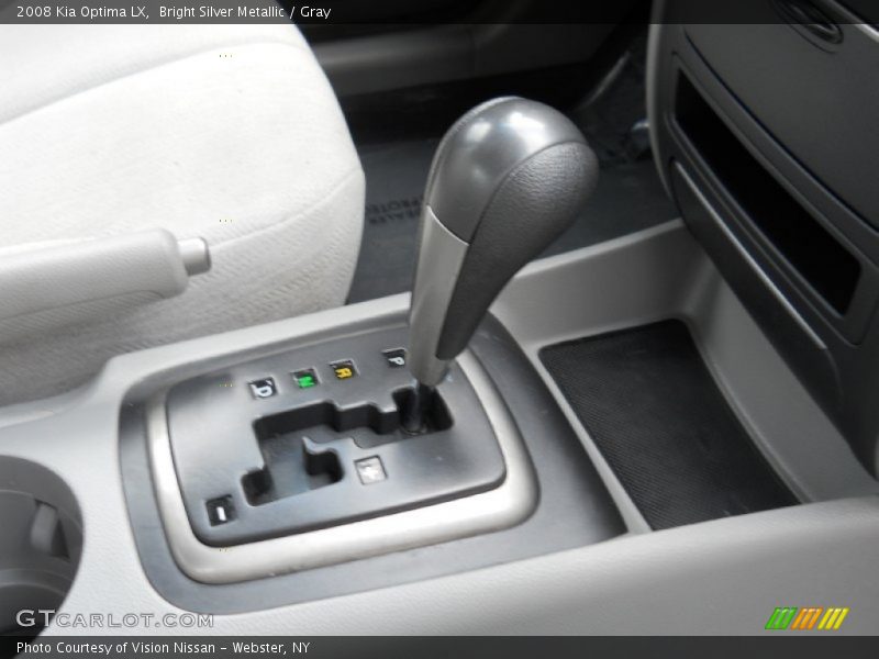 Bright Silver Metallic / Gray 2008 Kia Optima LX