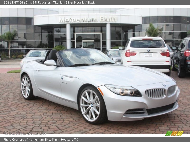 Titanium Silver Metallic / Black 2011 BMW Z4 sDrive35i Roadster