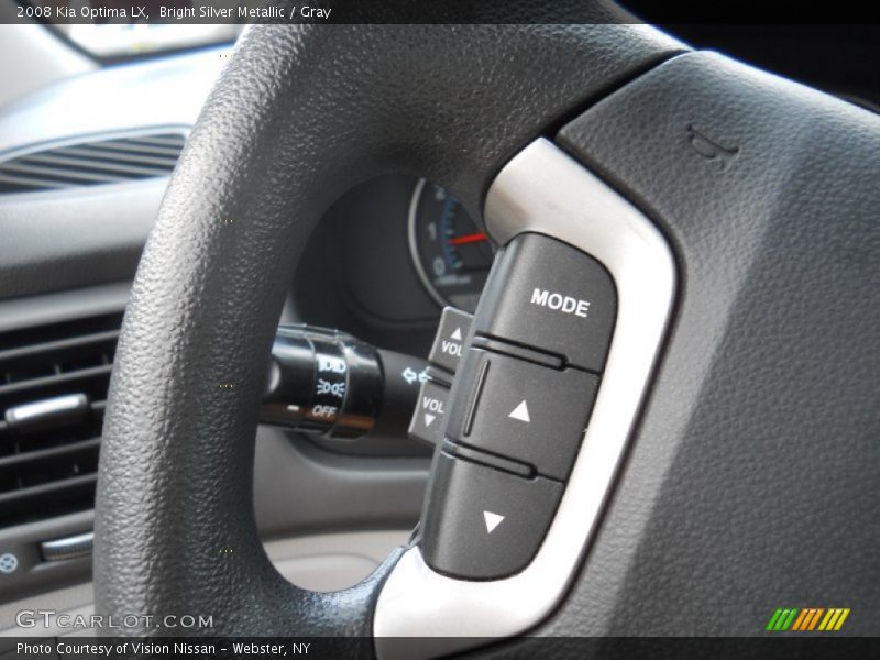 Bright Silver Metallic / Gray 2008 Kia Optima LX