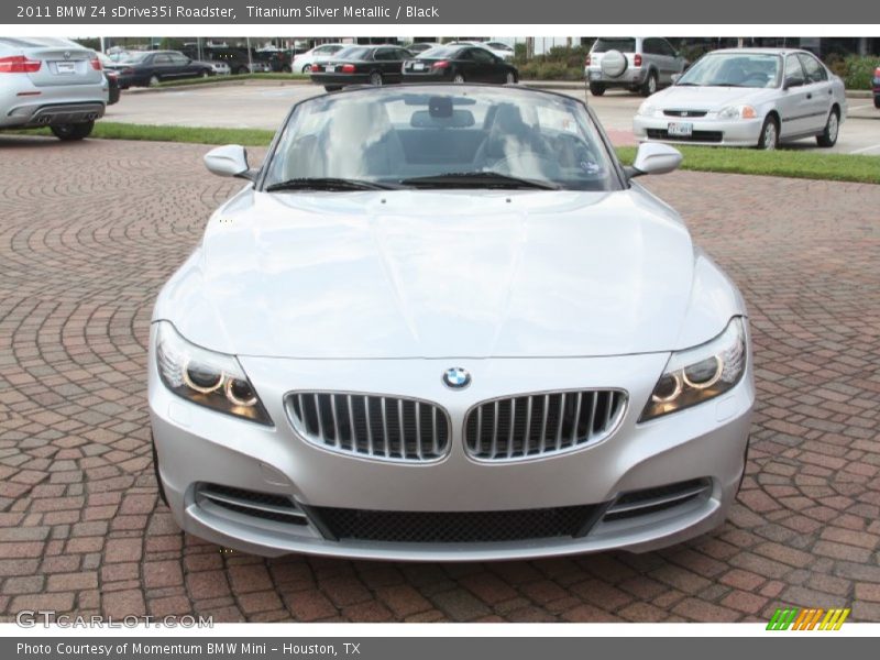 Titanium Silver Metallic / Black 2011 BMW Z4 sDrive35i Roadster