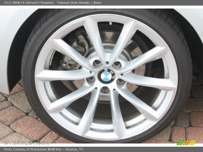 Titanium Silver Metallic / Black 2011 BMW Z4 sDrive35i Roadster