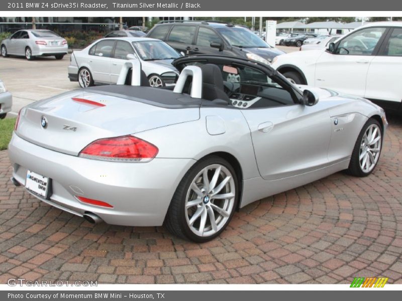 Titanium Silver Metallic / Black 2011 BMW Z4 sDrive35i Roadster