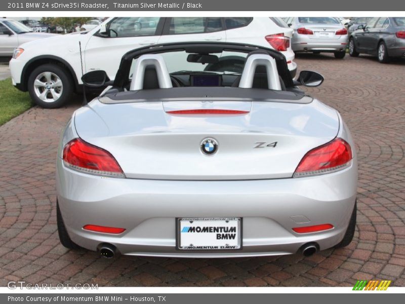 Titanium Silver Metallic / Black 2011 BMW Z4 sDrive35i Roadster
