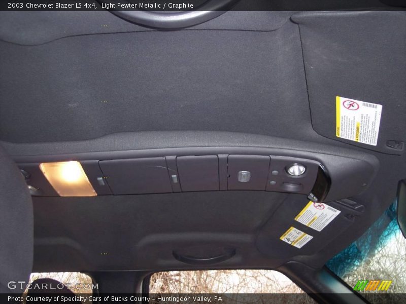 Light Pewter Metallic / Graphite 2003 Chevrolet Blazer LS 4x4