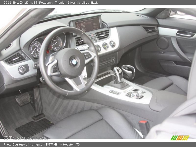 Titanium Silver Metallic / Black 2011 BMW Z4 sDrive35i Roadster