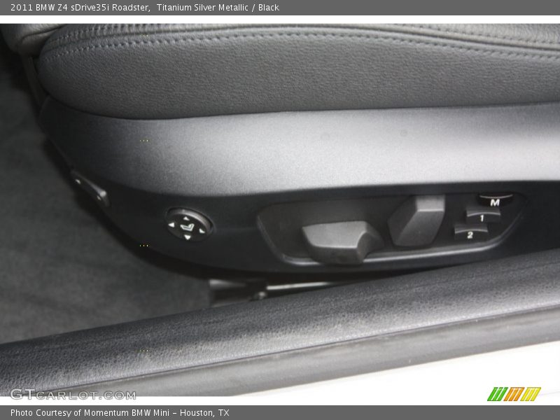 Titanium Silver Metallic / Black 2011 BMW Z4 sDrive35i Roadster