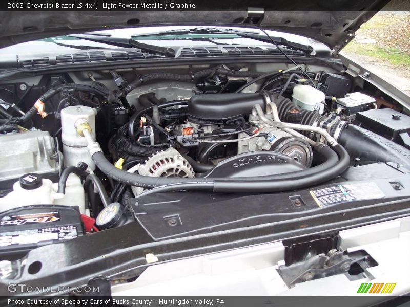Light Pewter Metallic / Graphite 2003 Chevrolet Blazer LS 4x4