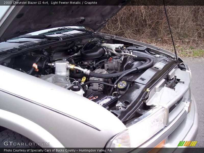 Light Pewter Metallic / Graphite 2003 Chevrolet Blazer LS 4x4