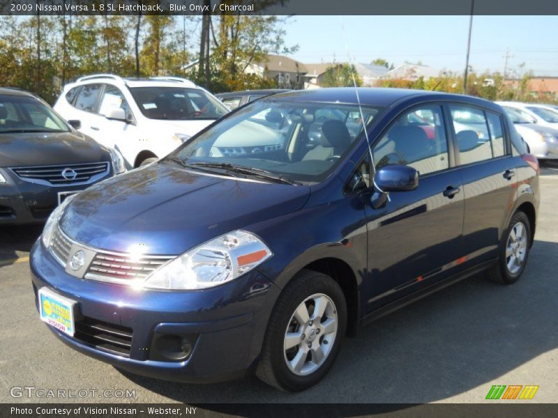 Blue Onyx / Charcoal 2009 Nissan Versa 1.8 SL Hatchback