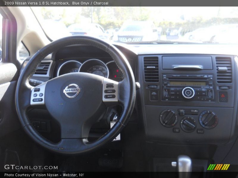 Blue Onyx / Charcoal 2009 Nissan Versa 1.8 SL Hatchback