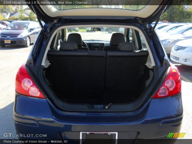 Blue Onyx / Charcoal 2009 Nissan Versa 1.8 SL Hatchback