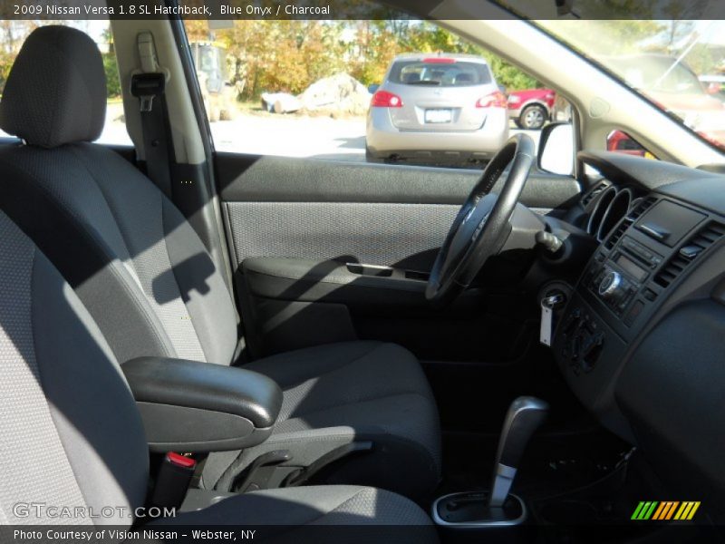 Blue Onyx / Charcoal 2009 Nissan Versa 1.8 SL Hatchback