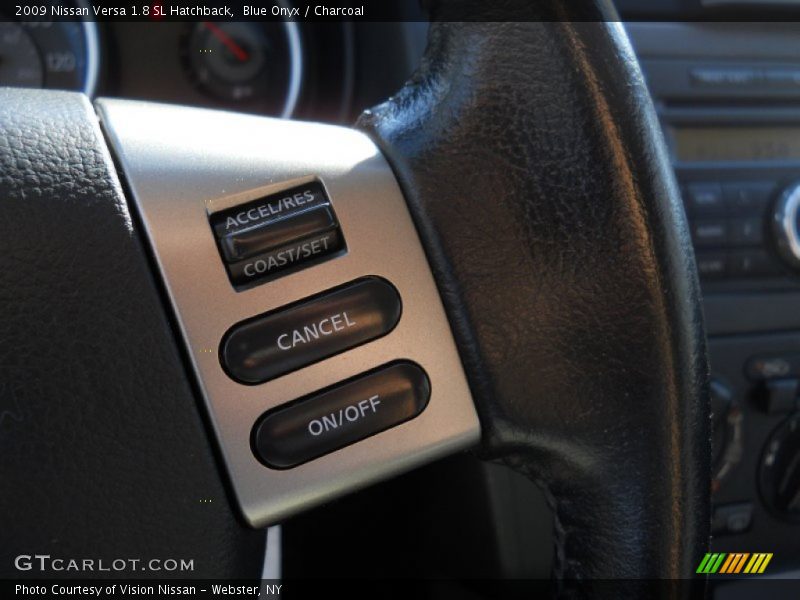 Blue Onyx / Charcoal 2009 Nissan Versa 1.8 SL Hatchback