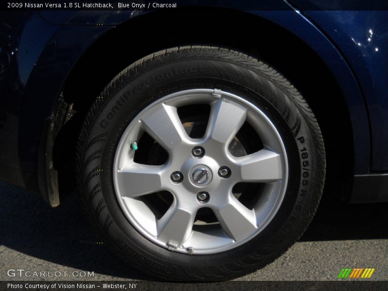 Blue Onyx / Charcoal 2009 Nissan Versa 1.8 SL Hatchback