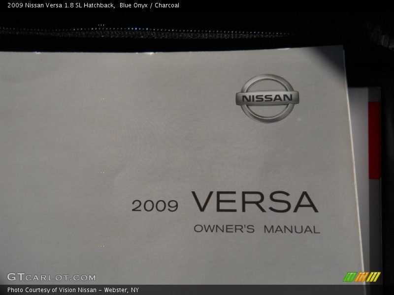 Blue Onyx / Charcoal 2009 Nissan Versa 1.8 SL Hatchback