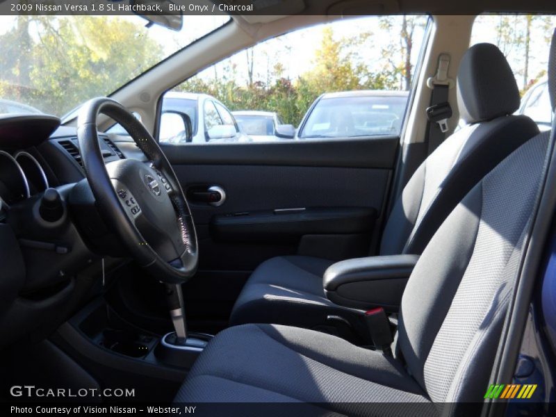Blue Onyx / Charcoal 2009 Nissan Versa 1.8 SL Hatchback