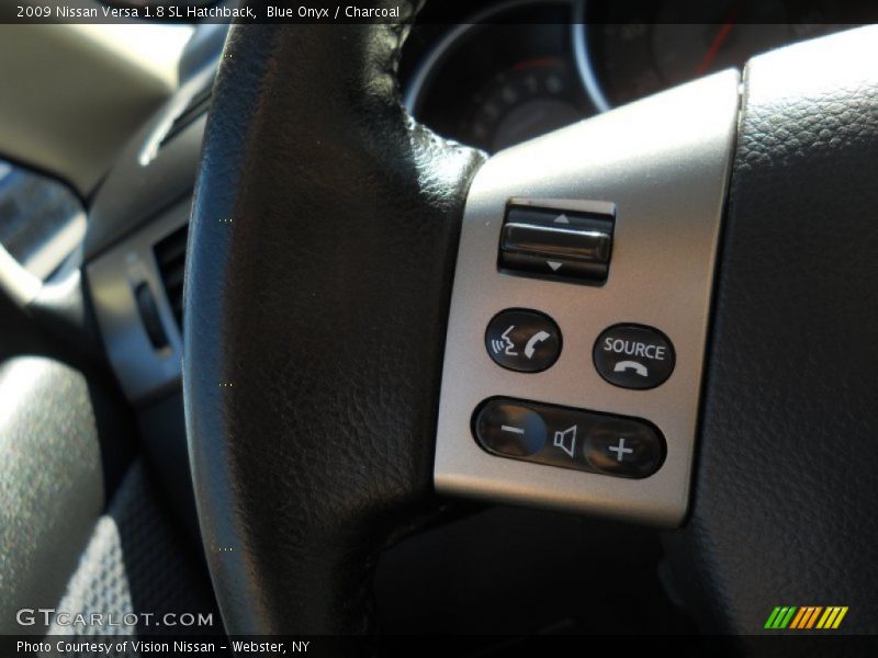 Blue Onyx / Charcoal 2009 Nissan Versa 1.8 SL Hatchback