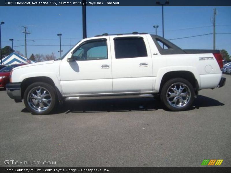 Summit White / Gray/Dark Charcoal 2005 Chevrolet Avalanche Z66