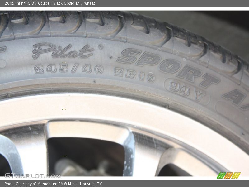 Black Obsidian / Wheat 2005 Infiniti G 35 Coupe