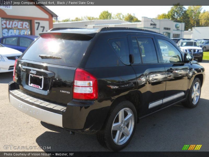 Black / Pastel Slate Gray 2007 Jeep Compass Limited 4x4