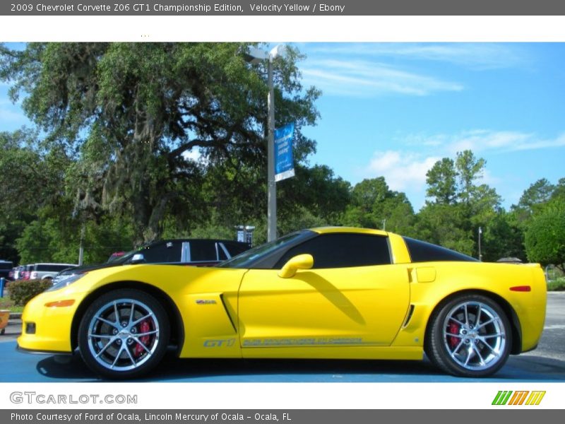  2009 Corvette Z06 GT1 Championship Edition Velocity Yellow