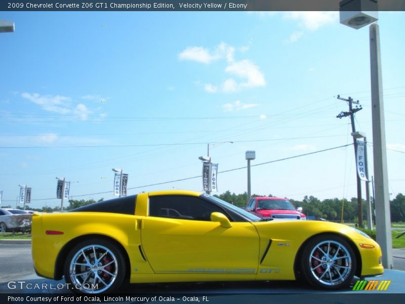  2009 Corvette Z06 GT1 Championship Edition Velocity Yellow
