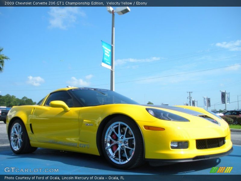  2009 Corvette Z06 GT1 Championship Edition Velocity Yellow