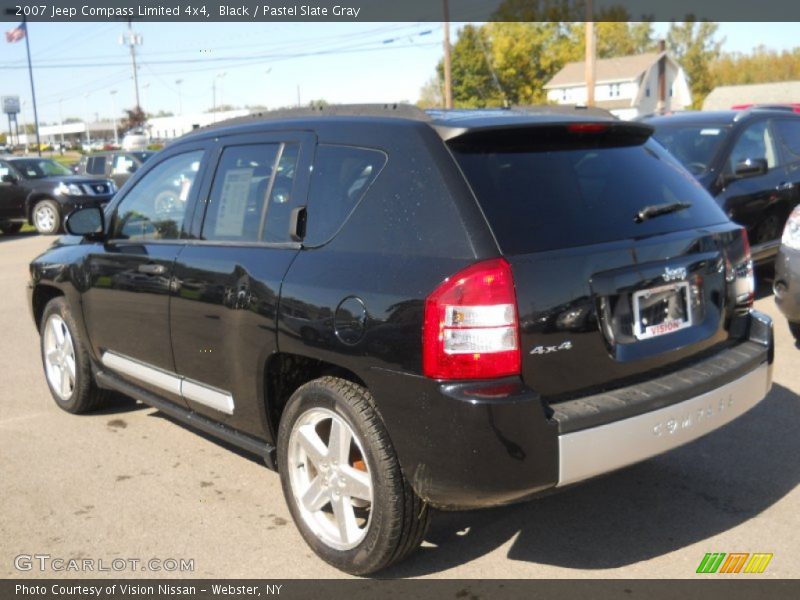 Black / Pastel Slate Gray 2007 Jeep Compass Limited 4x4