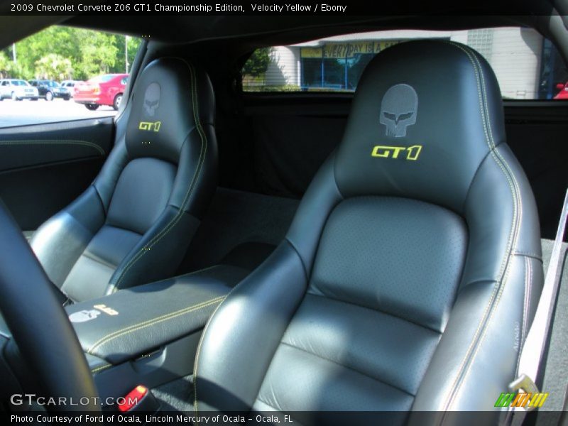 2009 Corvette Z06 GT1 Championship Edition Ebony Interior