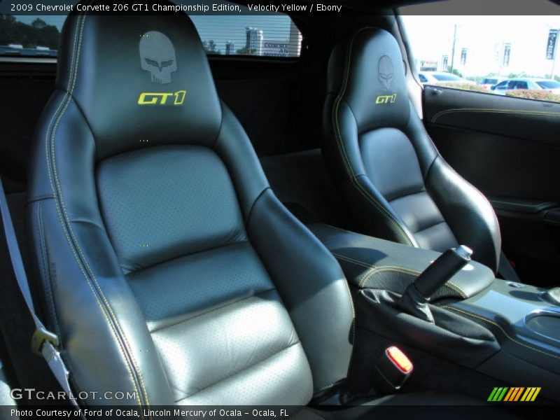  2009 Corvette Z06 GT1 Championship Edition Ebony Interior