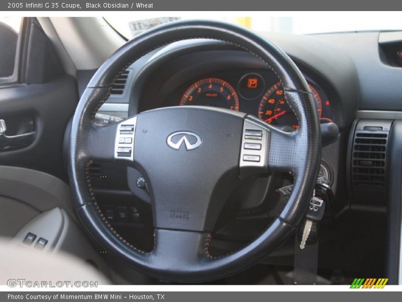 Black Obsidian / Wheat 2005 Infiniti G 35 Coupe