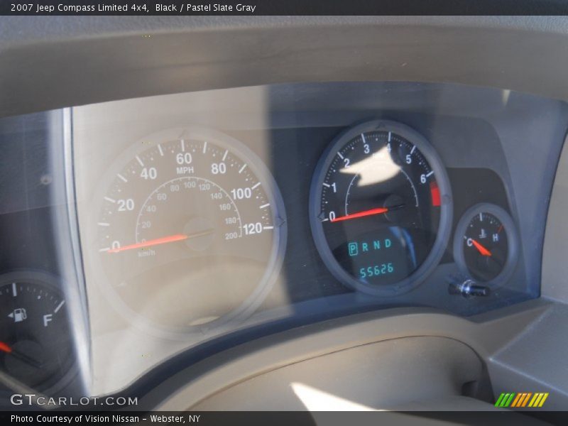 Black / Pastel Slate Gray 2007 Jeep Compass Limited 4x4