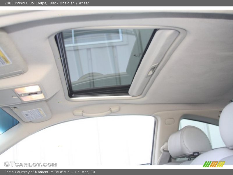 Black Obsidian / Wheat 2005 Infiniti G 35 Coupe