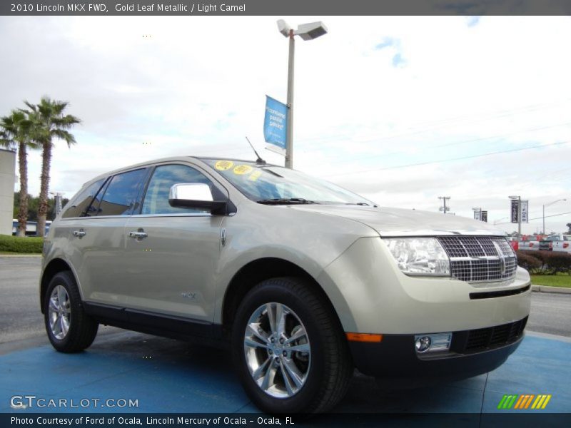 Gold Leaf Metallic / Light Camel 2010 Lincoln MKX FWD